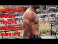 How to get BIGGER TRICEPS FAST with PUSH UPS - POV Josh | Thats Good Money