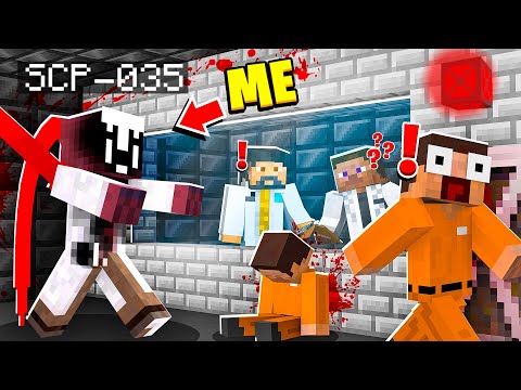 I Became SCP-035 The Mask in MINECRAFT! - Minecraft Trolling Video 