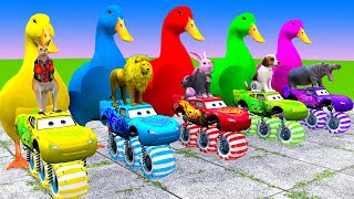 5 Giant Duck, Monkey, Piglet, Hippo, dog, Kankuru, cow, Rabbit, Transfiguration funny animal 2023