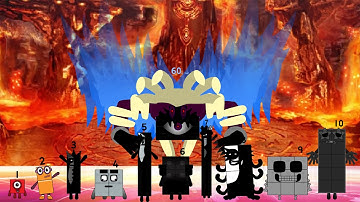 Looking Tiny VS Mega Uncannyblocks band but different (10TD -100TD)  | Cool Sounds Song!