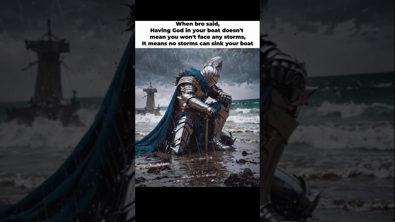 Having God in your boat doesn't mean you won't face any storms 