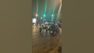 ATV RZR Doing Donuts At Chicago Takeover