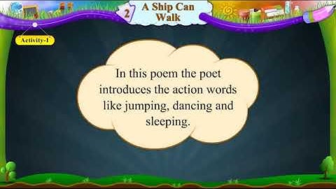 std-6 sem-2 English ch.2 a ship can walk