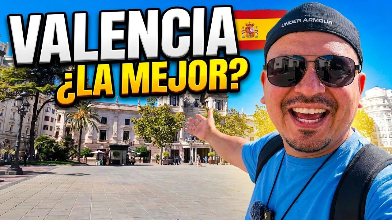 “Así es el centro de Valencia 🎥🇪🇸🔈| Un paseo que te va a encantar”
