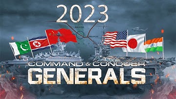 Command And Conquer: Generals 2023 Full Remake Up QHD | Supreme Naval Units [ 4K 60FPS ]