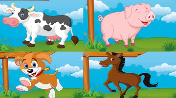 Animal Sounds for Children with 20 Amazing Animals | Kids video