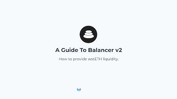 Balancer: Providing wstETH/WETH Liquidity | Lido Finance