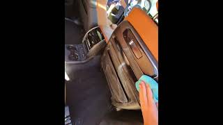 Interior detail BMW X7#charlottenc #automobile #detailing #mobiledetailing
