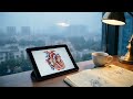Cardiology Study With Me 🫀 Rainy Desk | No Music, Real Environment