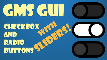Slider GUI Checkbox and Radio Buttons