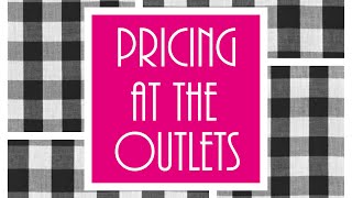 Outlets Vs. Retail Stores - Are Outlets Good Deals?