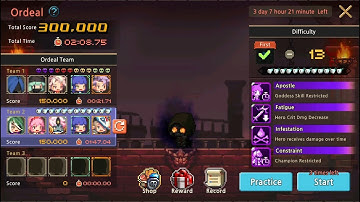 Stage 13 Leonia Himiko Schild Ordeal Apostle of Madness October 2025 Crusaders Quest 克魯賽德戰記 크루세이더퀘스트