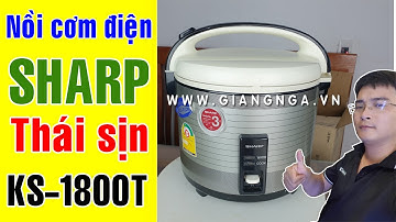 Nồi cơm điện Sharp KS-1800T Thái Lan