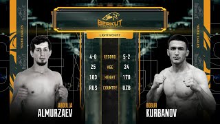 BYE 2: Абдулла Альмурзаев vs. Бобур Курбанов | Abdulla Almurzaev vs. Bobur Kurbanov