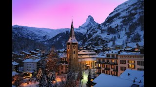 🇨🇭 Snowy Walk in Zermatt Switzerland (Christmas 2023) - 4k HDR