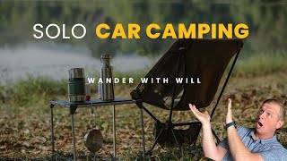 Solo Car Camping in the Deep Woods of North Georgia! #camping  #hiking #travel