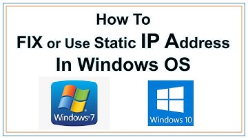 How to Fix IP Address in Windows OS (Static Ipv4 Address)