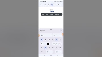 HOW TO ADD SUPERSCRIPT TO TEXT IN GOOGLE DOCS ON MOBILE DEVICE (RAISE TO POWER)