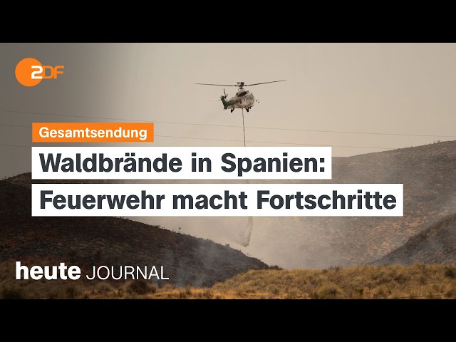 heute journal vom 11.07.2026 Waldbrände in Spanien, AfD-Landesparteitag, Norwegen im WM-Fieber