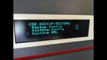 Restore XML- Offline Configuration of Event Master