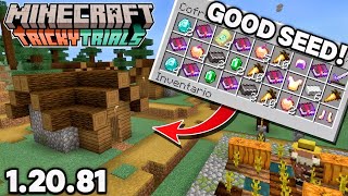 LA MEJOR SEMILLA/SEED PARA MINECRAFT BEDROCK (PE) 1.21 | BEST SEEDS FOR MINECRAFT 1.20.81 | Parte 1 screenshot 2