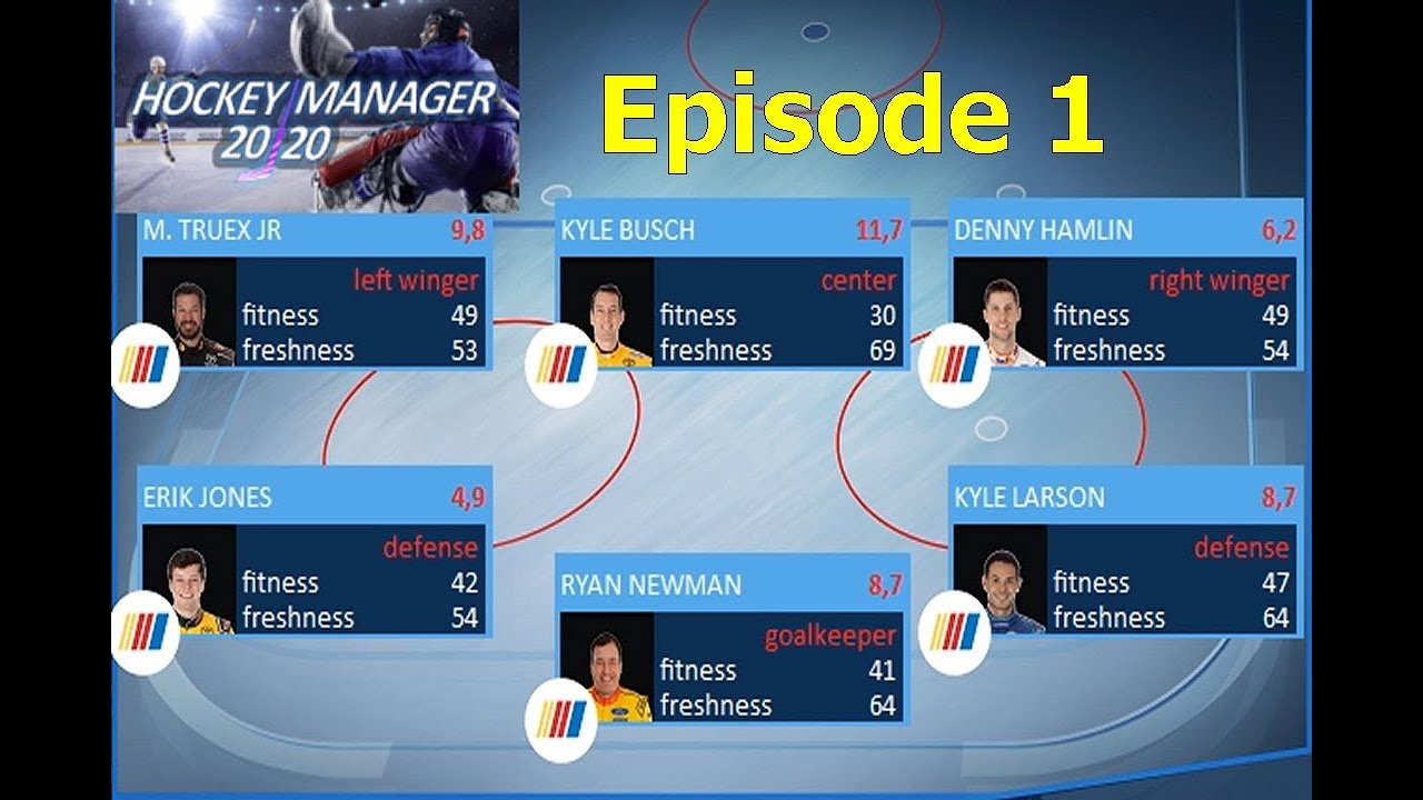 Hockey Manager Episode 1 Nascar On Ice Youtube