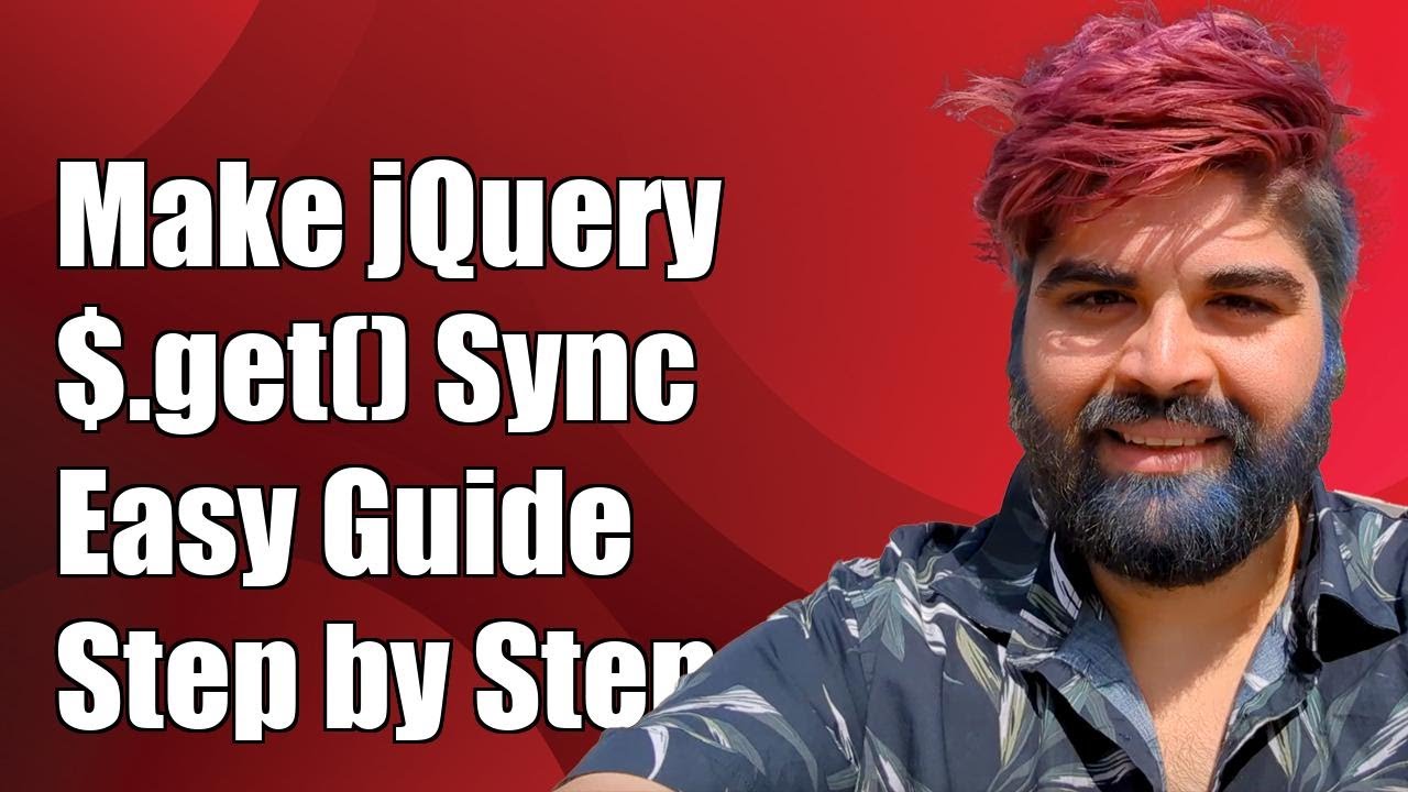 How to Make jQuery $.get() Function Synchronous: A Complete Guide - YouTube