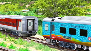LHB Coupling HUMSAFAR Coach | BUMPY RAILROAD | Train Simulator | Railworks 3 | NTG GAMING