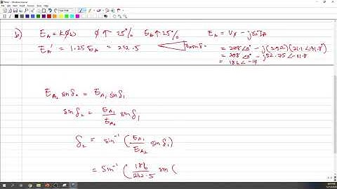 Synchronous Motors: Steady State Synchronous Motor Operation (Example 3.2)