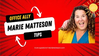 Hello! Introduction 😊Marie matteson and Office Ally software