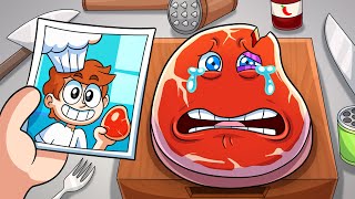 CHARLIE THE STEAK EL TRISTE ORIGEN! Animación