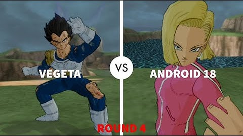Vegeta (Scouter) VS Android 18 | Round IV | Budokai Tenkaichi 4 | Very Hard CPU VS CPU