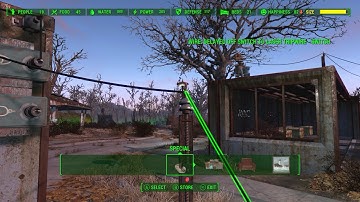 Fallout 4 - Automatic powered Door using Laser Trip Switch
