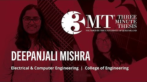 Deepanjali Mishra - 2025 Three Minute Thesis (3MT) Championship Presentation at CMU