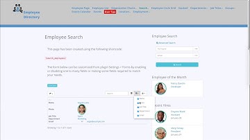 Powerful yet easy to use Company Directory - Employee Directory Pro WordPress Plugin