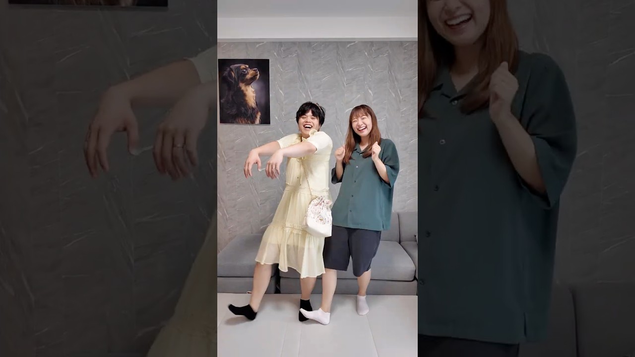 夫婦で服を交換してみたww