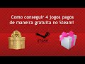 Como Conseguir 4 jogos pagos de maneira gratuita no Steam! 