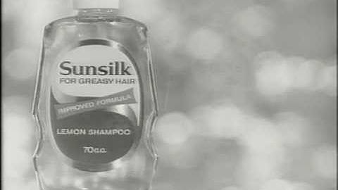 Sunsilk Shampoo 1967 Vintage British TV  Commercial