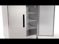 Vidéo: Armoire inox réfrigérée positive PRO 1200 Litres 2 portes GN 2/1, 450 W, 220 V - MONO