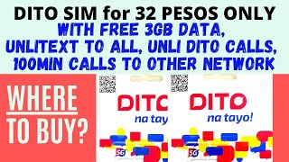 DITO SIM Card for 32 Pesos Only | Lazada Product Review