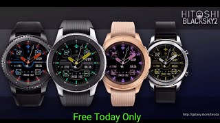 Freebie Alert  Broda Galaxy Watch/Galaxy Watch Active 2 Analog Hybrid Watch Face Free Download screenshot 5