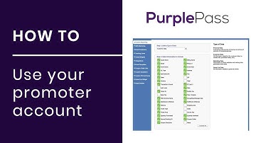 Purplepass How-To: Using your Purplepass promoter account