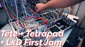 Tête + Tetrapad + LxD First Jam: Gets a bit hectic