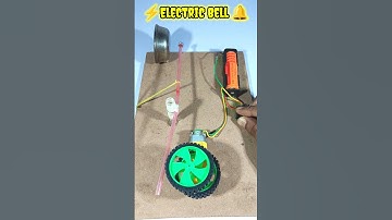 Electric Bell🔔• DC Motor | #dcmotor #tech #electric #bell #project #short #experiment #youtubeshorts