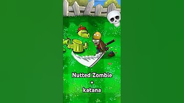 Nutted Zombie with Katana 😢 (PVZ) #pvz #plantsvszombies