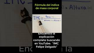 Que es el IMC (Indice de Masa Corporal)