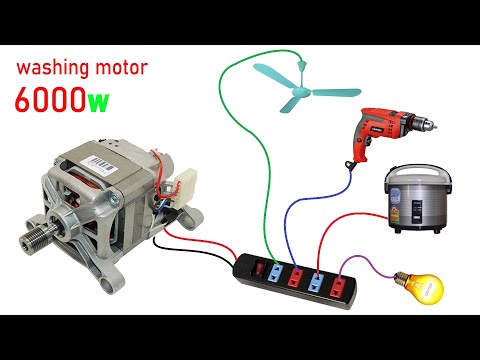 I turn Washing Machine Motor into 220v electric