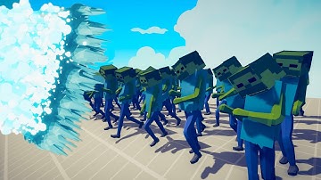 100x MINECRAFT ZOMBIE vs SECRET UNITS - Totally Accurate Battle Simulator TABS