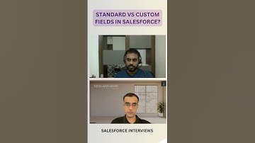 Standard vs Custom Fields in Salesforce? 🆚🛠️ #salesforce #techshorts