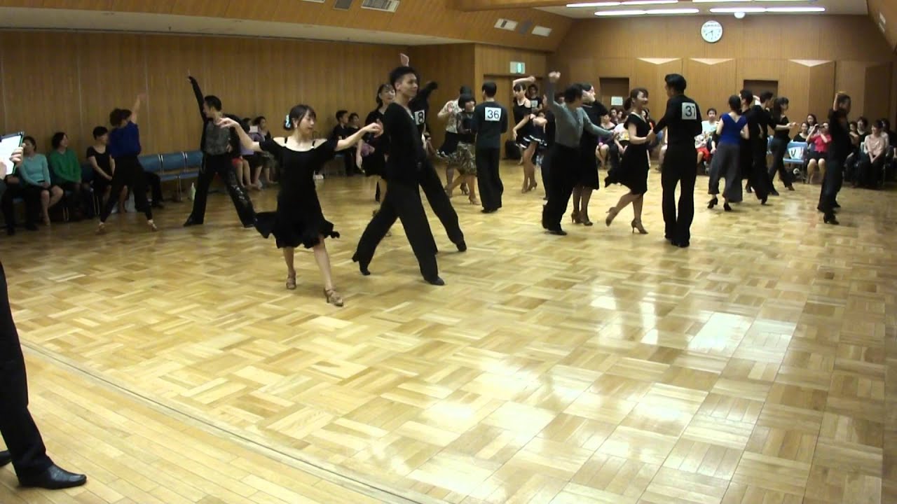 社交ダンス チャチャチャ決勝 第1回練習着10ダンス競技会 競技ダンス